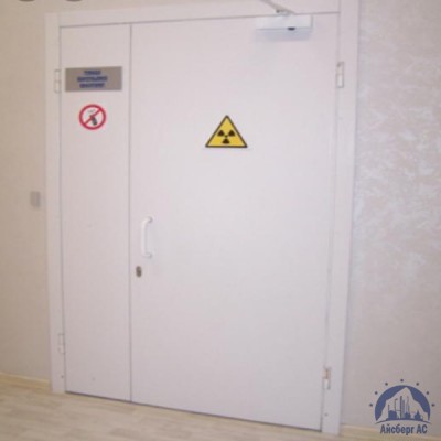 Рентгенозащитная алюминиевая дверь 1070х2080-1 мм купить  в Курске