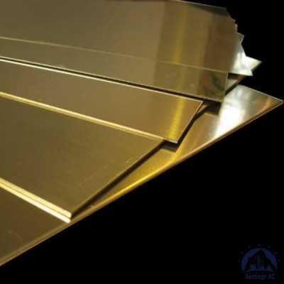 Плита латунная 82х600х1500 мм Л90 ГОСТ 2208-2007 купить в Курске